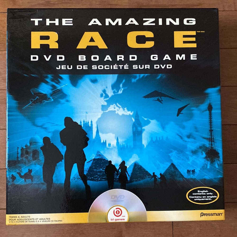 The Amazing Race Board DVD Game